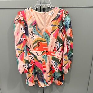 TCEC Multicolor Patterned Women's romper